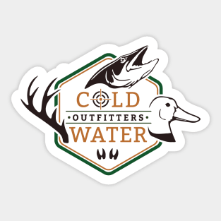 Cold Water Logo Full Color Sticker